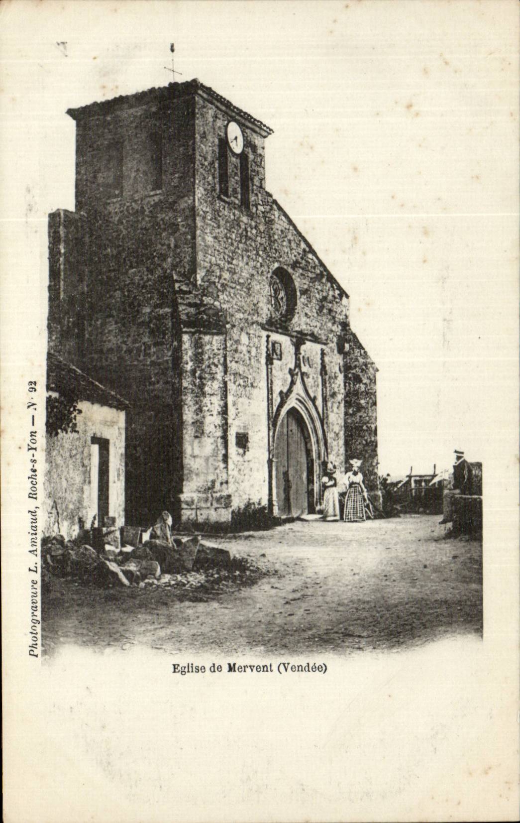 CPA Kirche von Mervent