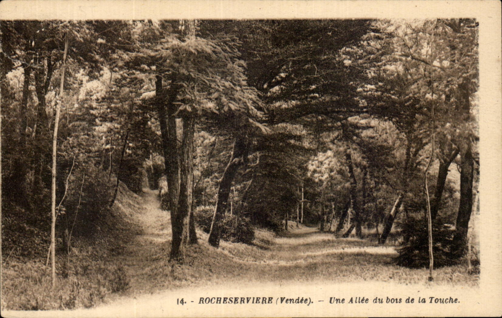 CPA Rocheserviere eine Gasse des Holzes des Schlussels