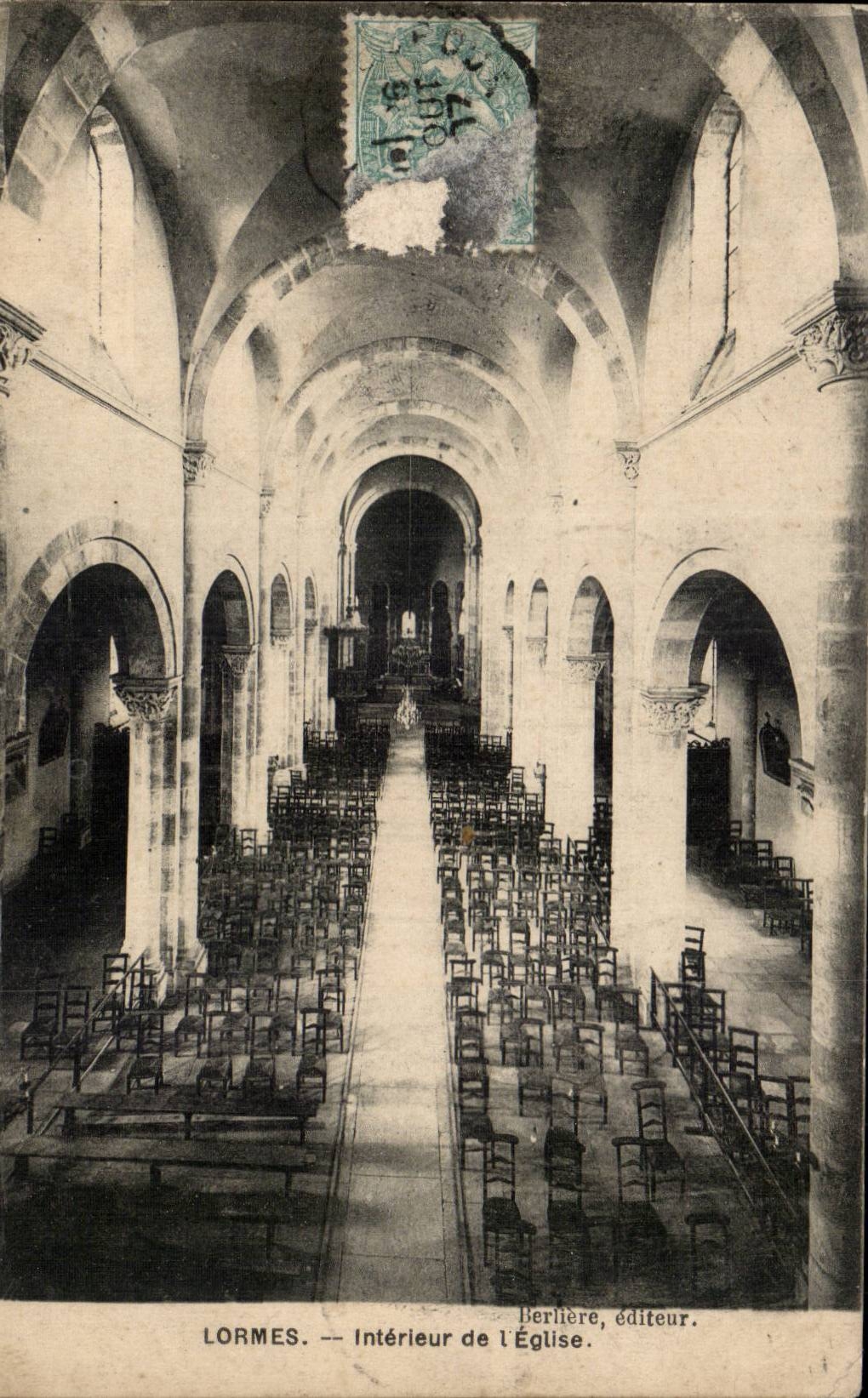 CPA Interior Lormes of the church