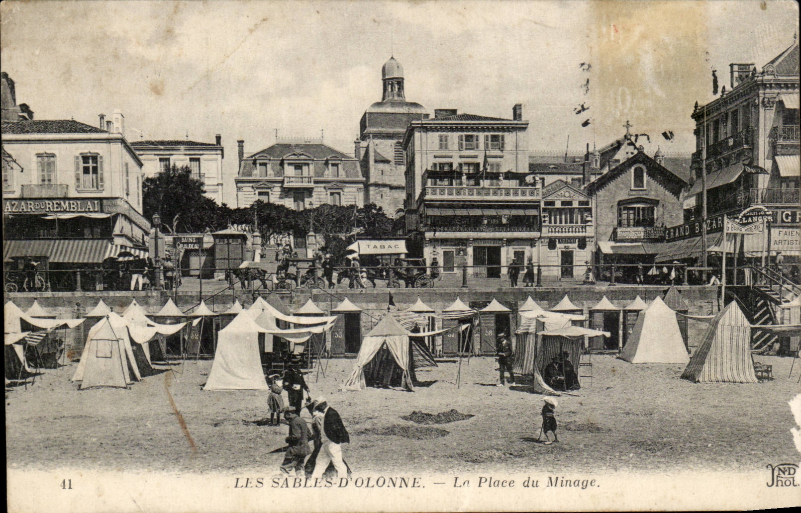 CPA Sande von olonne der Ort des Bergbaus