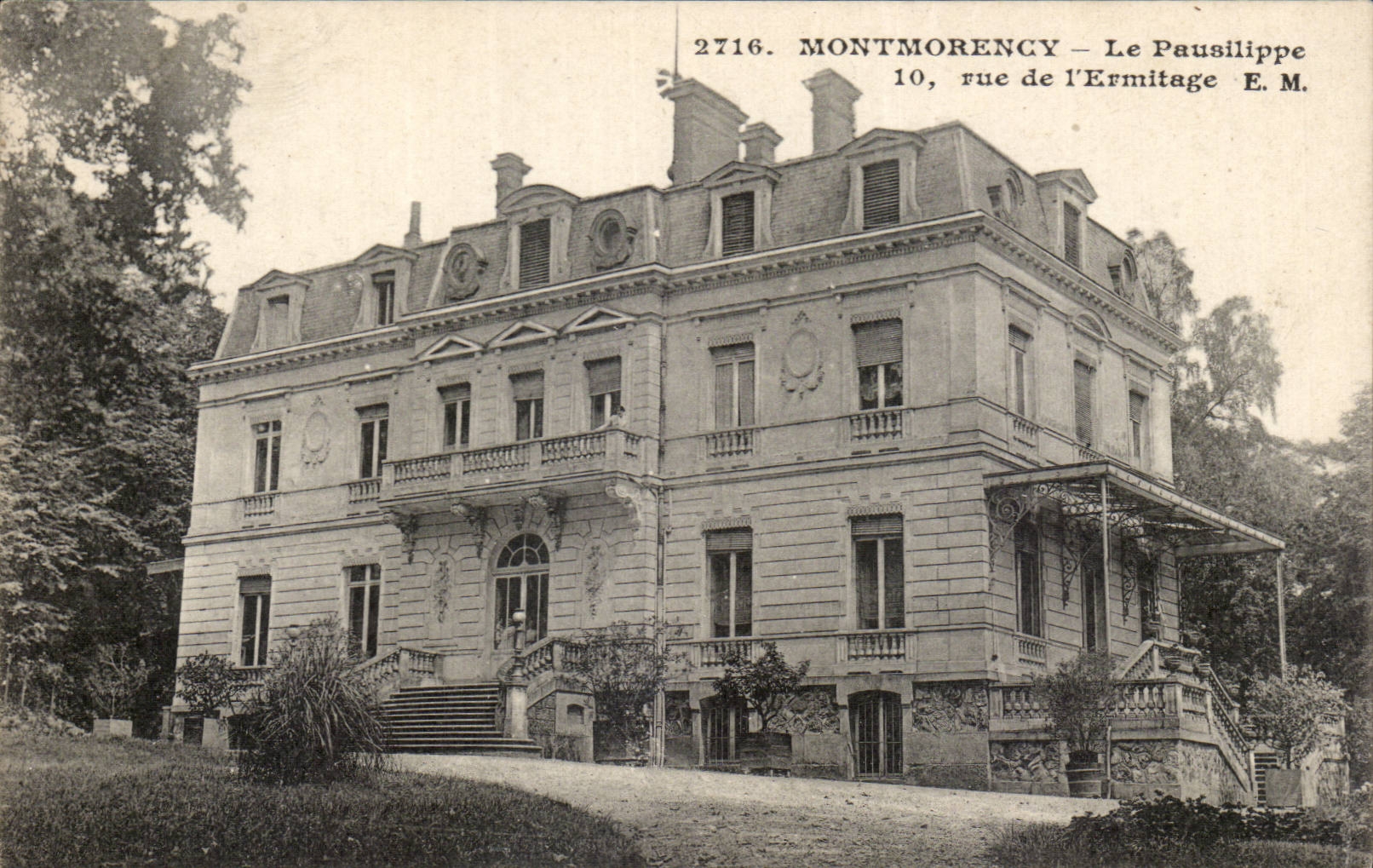 CPA Montmorency Pausilippe 10 rue de l' hermitage