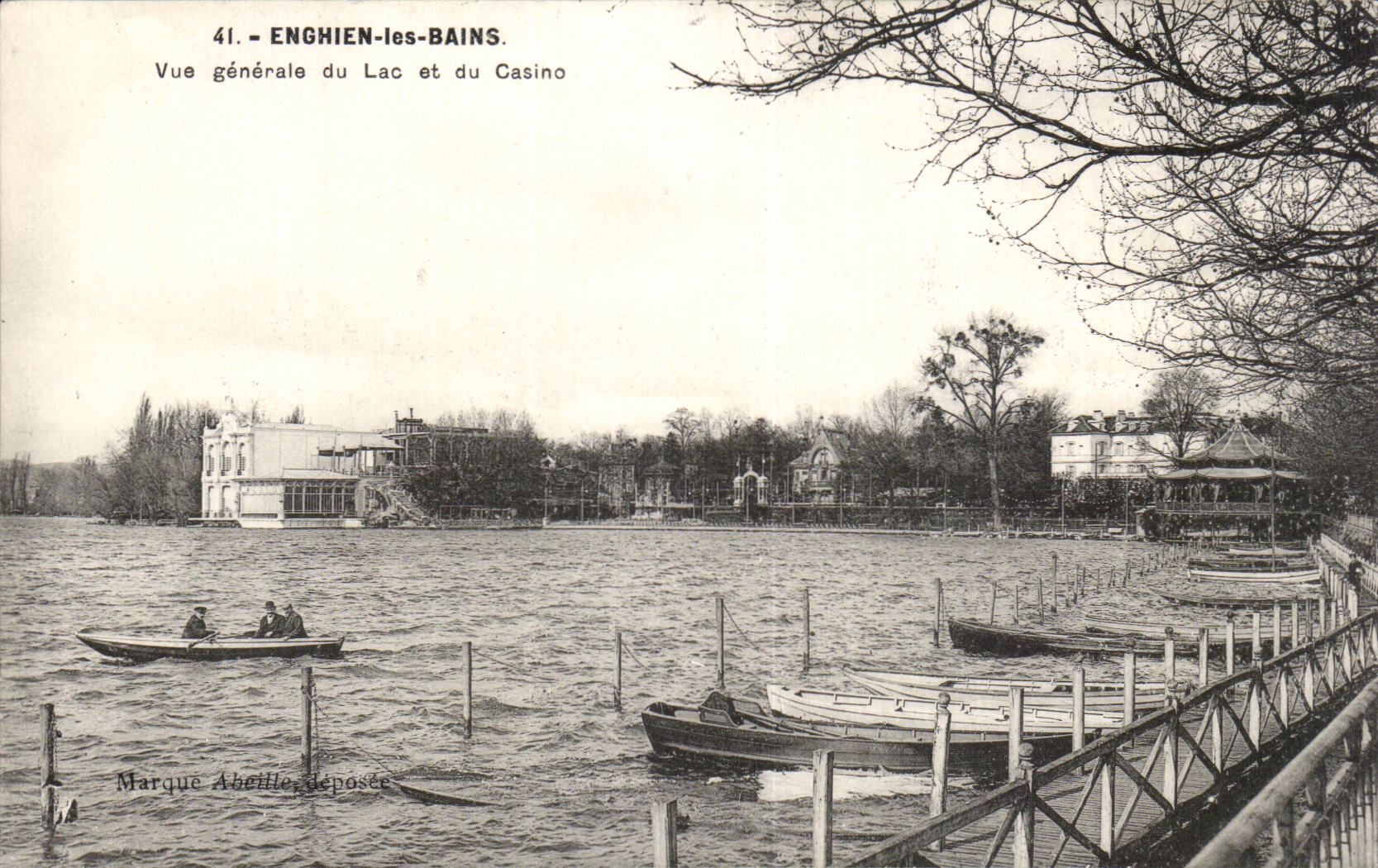 CPA Enghien les Bains View of the lake and the casino