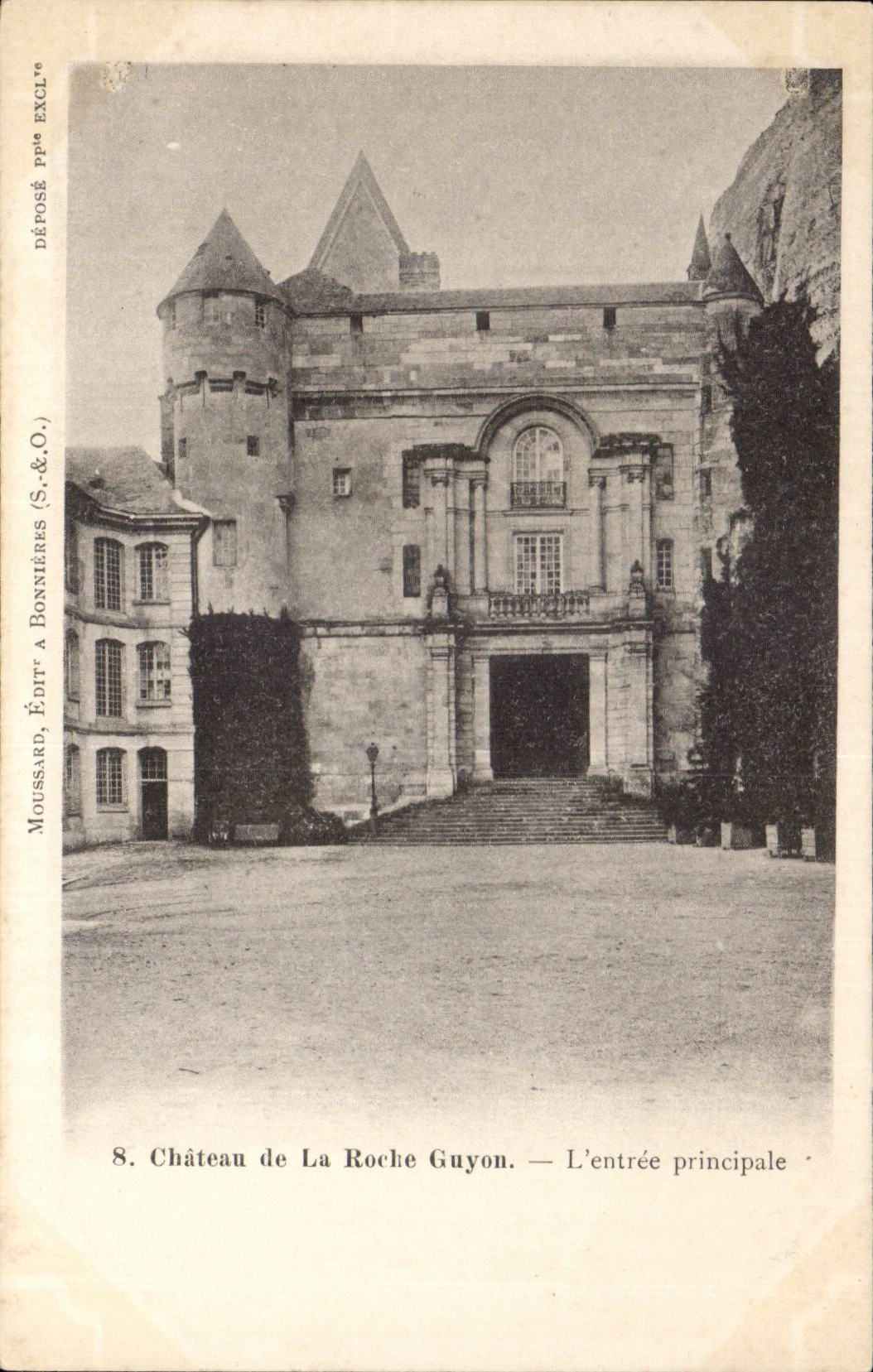CPA Castle of the Guyon Rock the main entrance