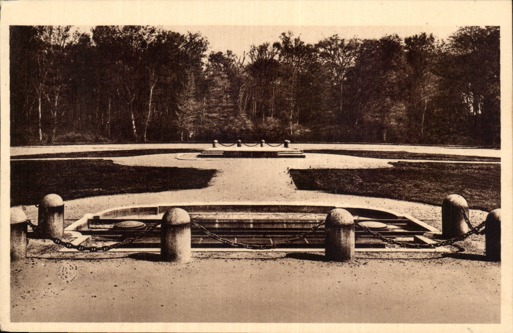 CPA Bohrgerat der Compiegne Reinigung des Waffenstillstands