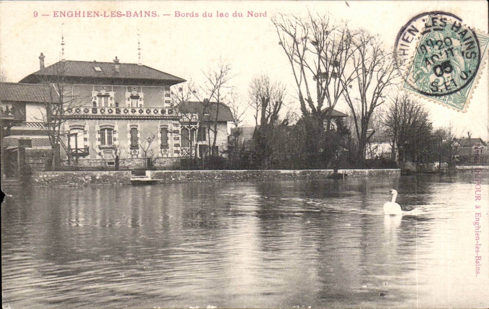 CPA Enghien les Bains Edges of the lake of North