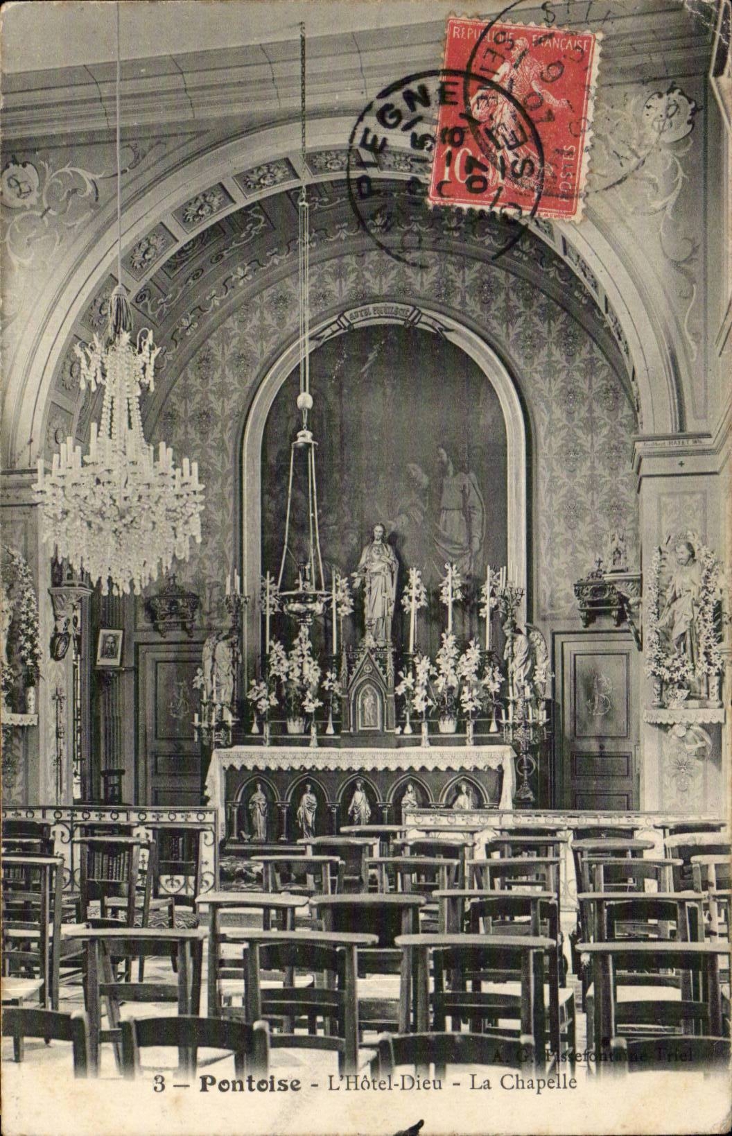 CPA Pontoise Hotel God the vault