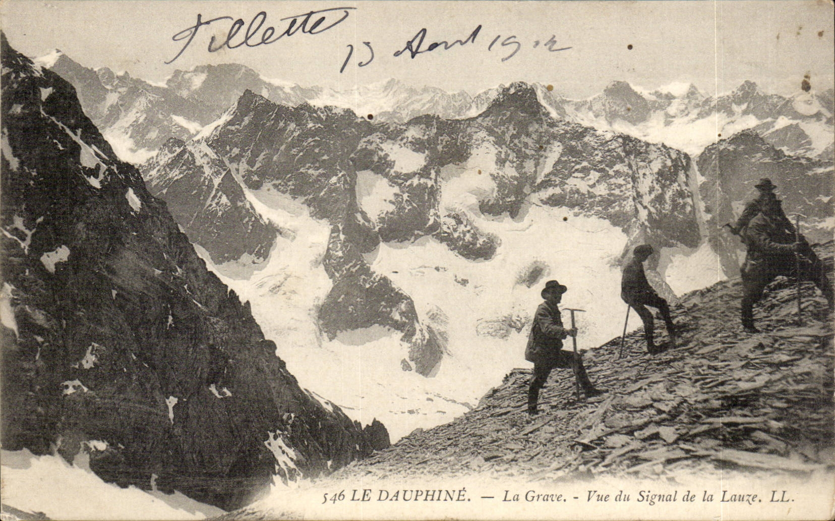 CPA Dauphine Serious Sight of the signal of the Roofing stone Alpinism