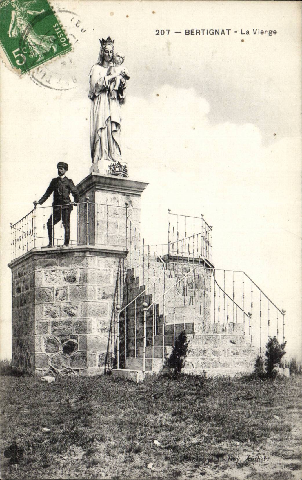 CPA Bertignat the virgin