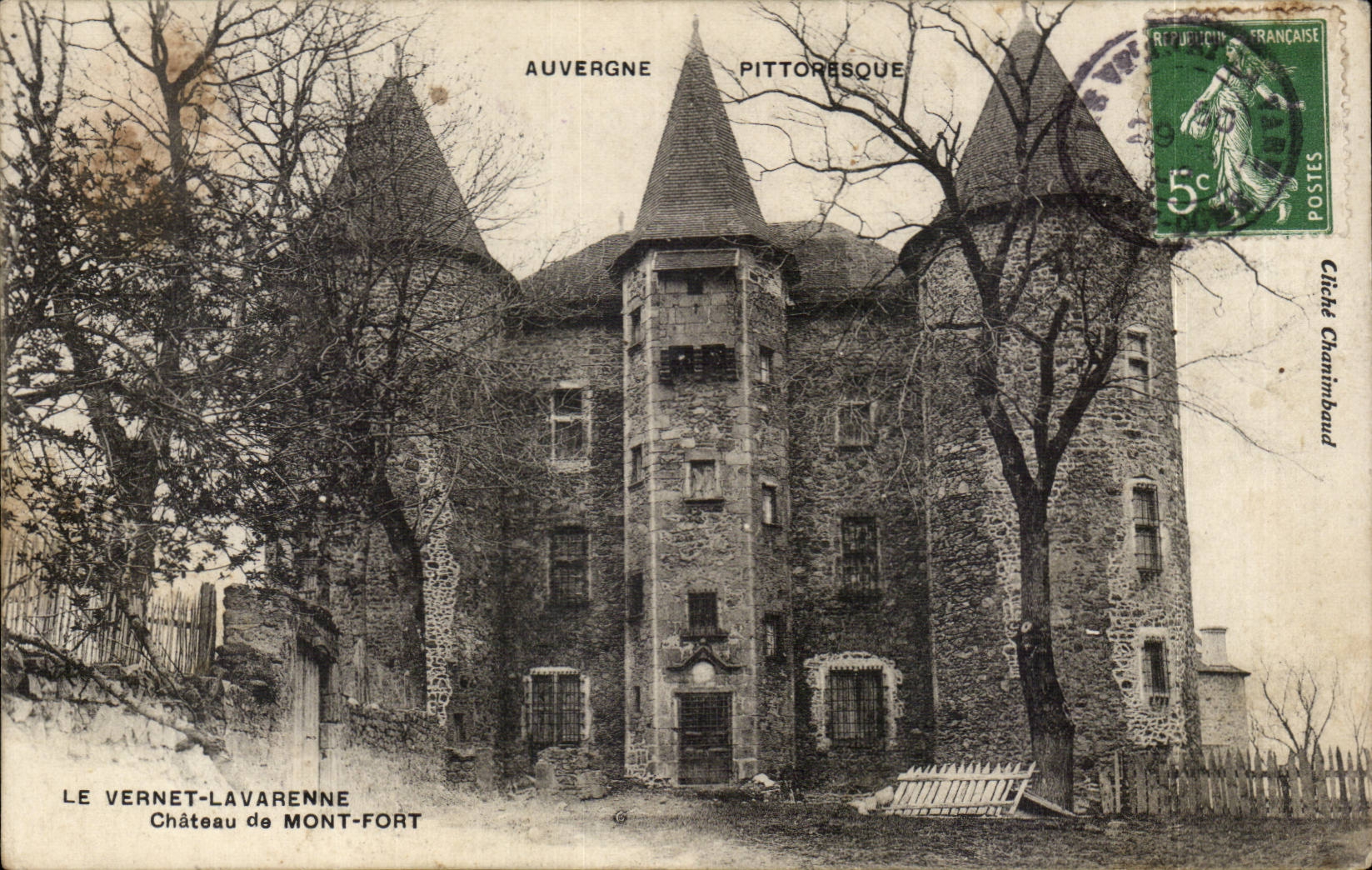 CPA Vernet Lavarenne Castle of Mount Fort