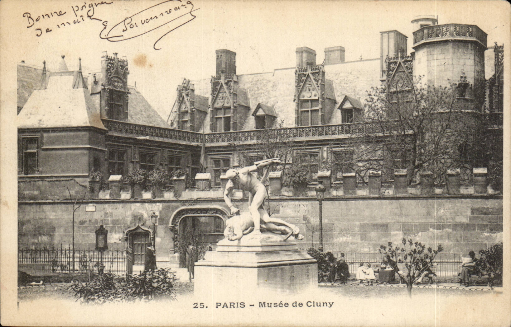 CPA Paris Museum of Cluny