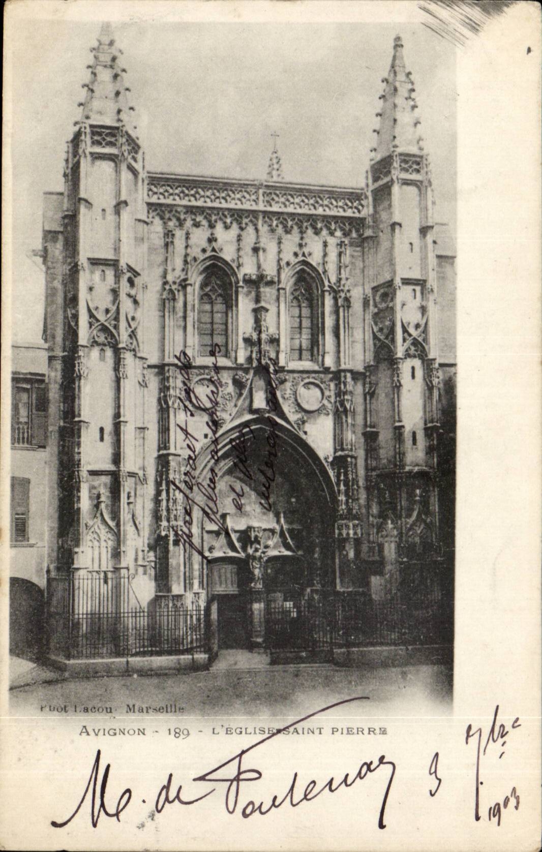 CPA Avignon das Kirche Saint Pierre