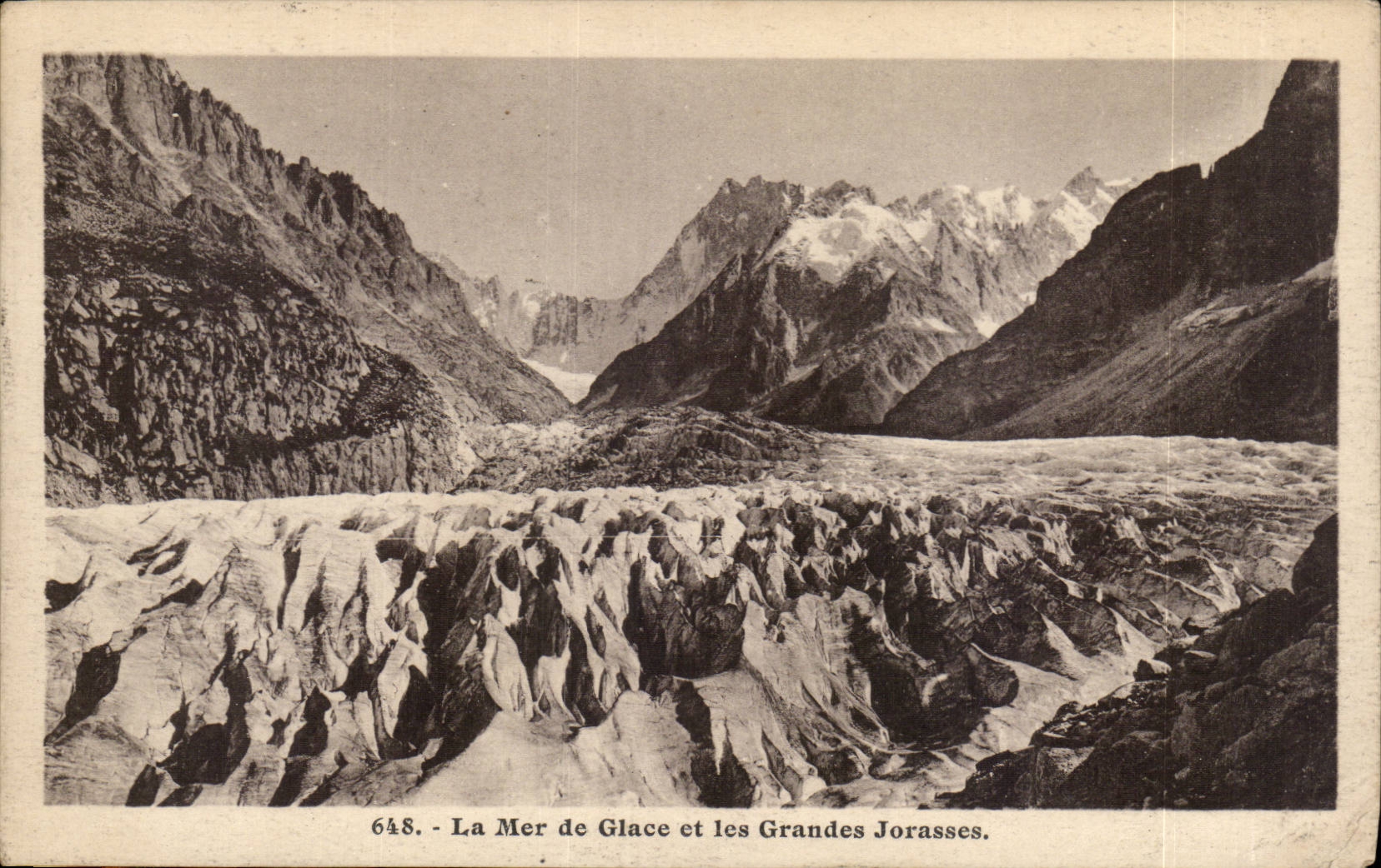 CPA sea of ice and large Jorasses