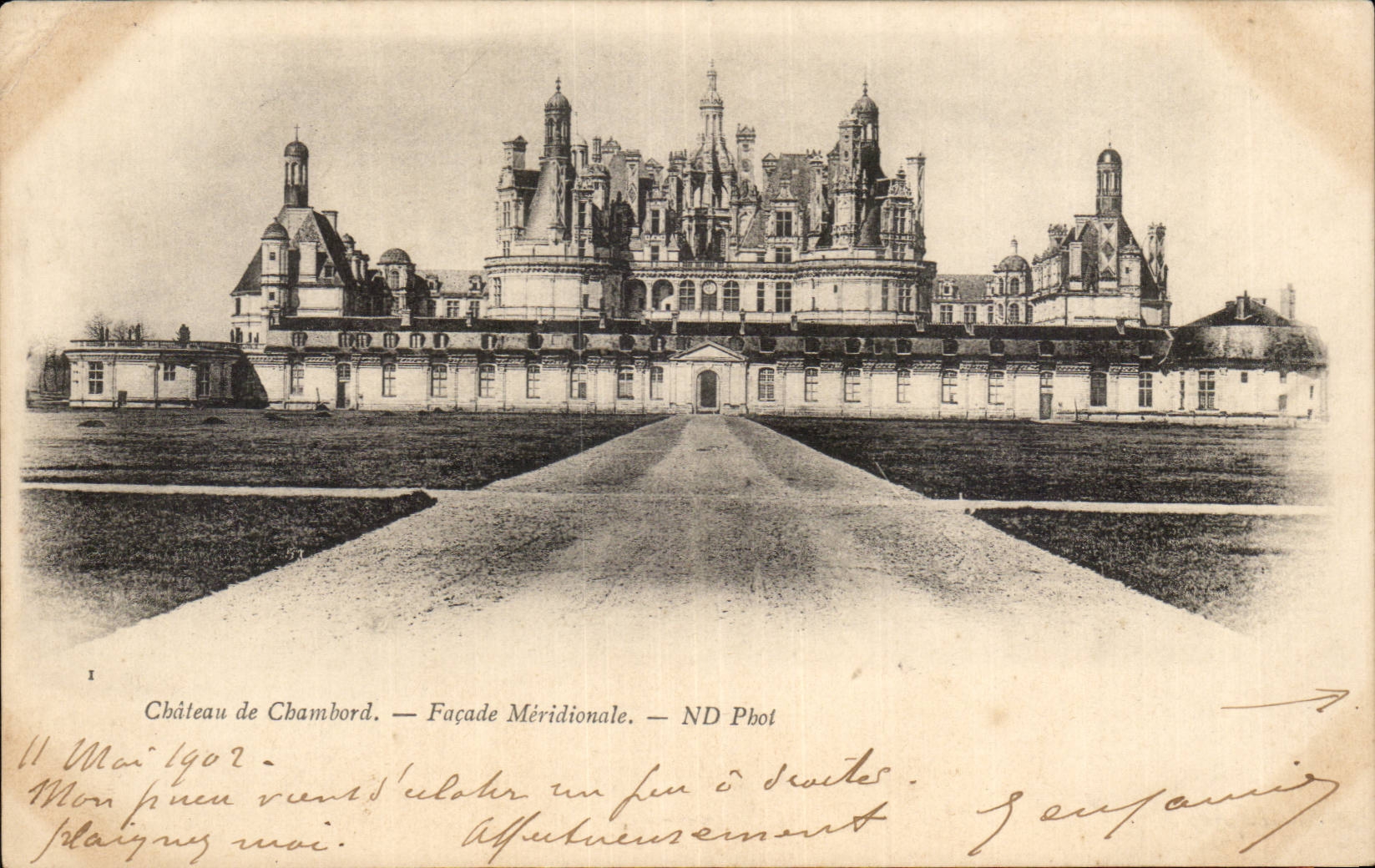 CPA Chateau de Chambord Facade meridionale