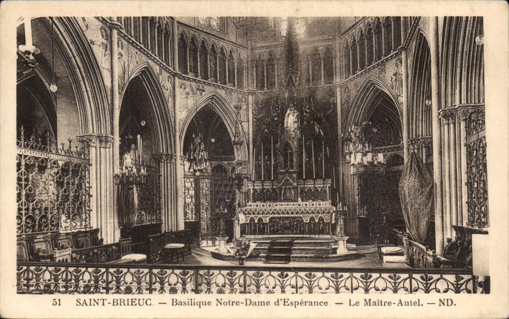 Saint Brieuc CPA Basilica Our Lady of Hope the Master autle