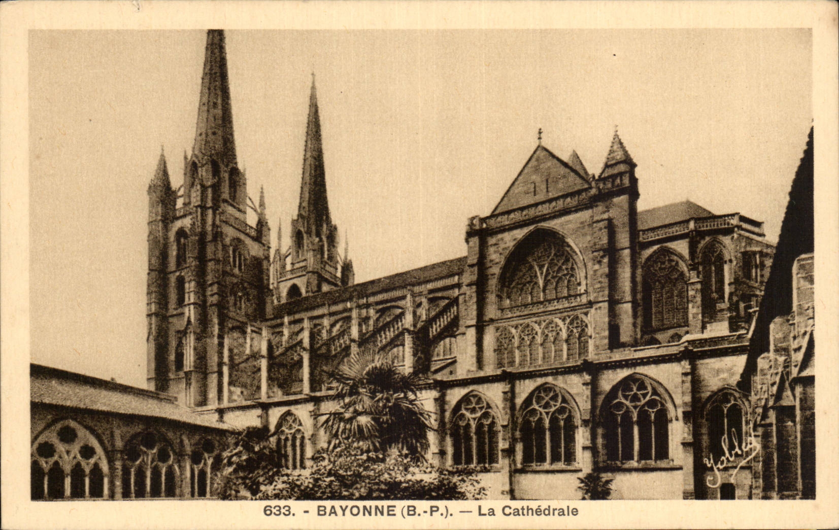 CPA Bayonne the cathedral