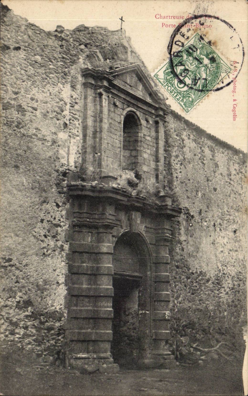 CPA Chartreuse de la Verne Porte Saint Bruno