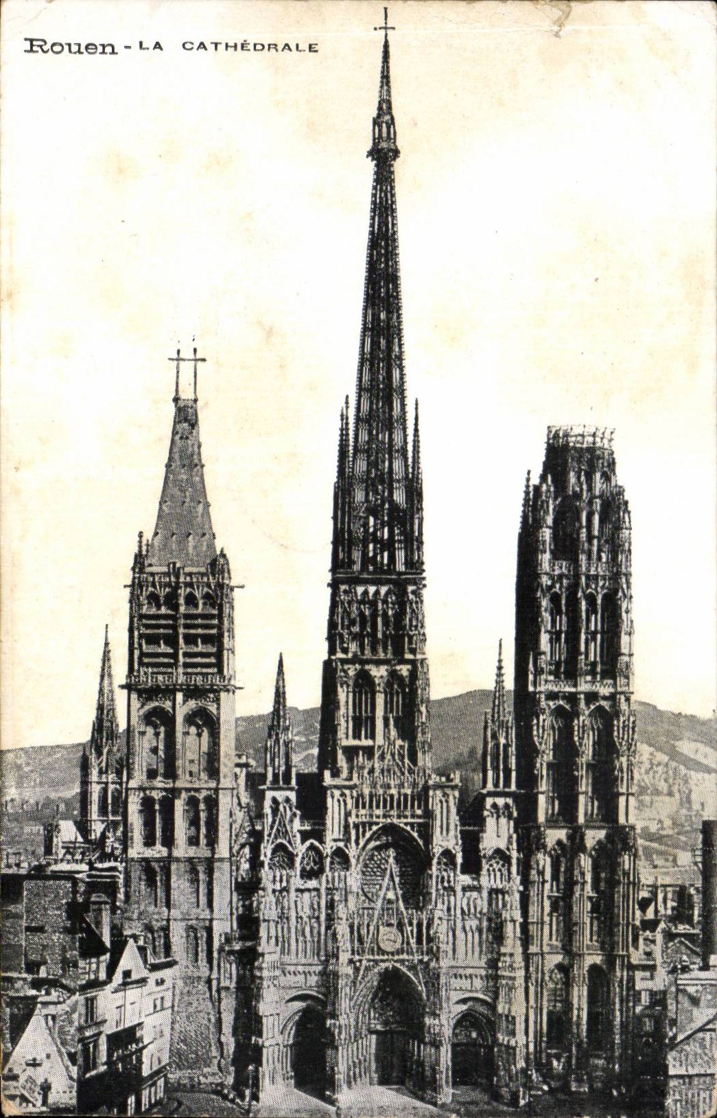 CPA Rouen the cathedral