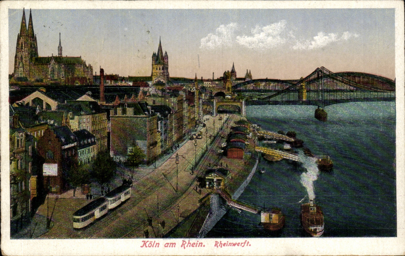 CPA Holn amndt Rhein Rheinwerft