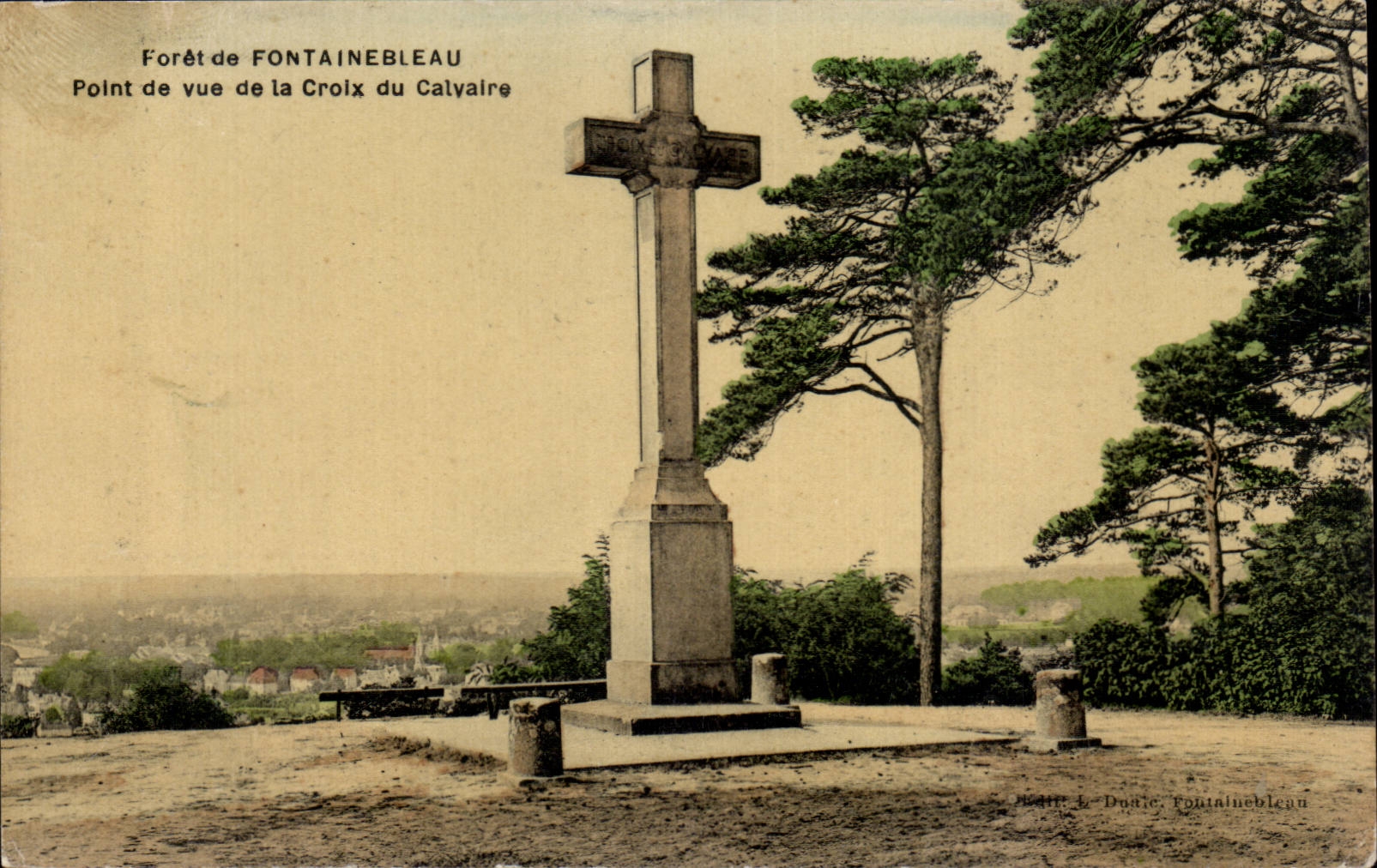 CPA Drill of Fontainebleau Point of view of the cross of the martyrdom