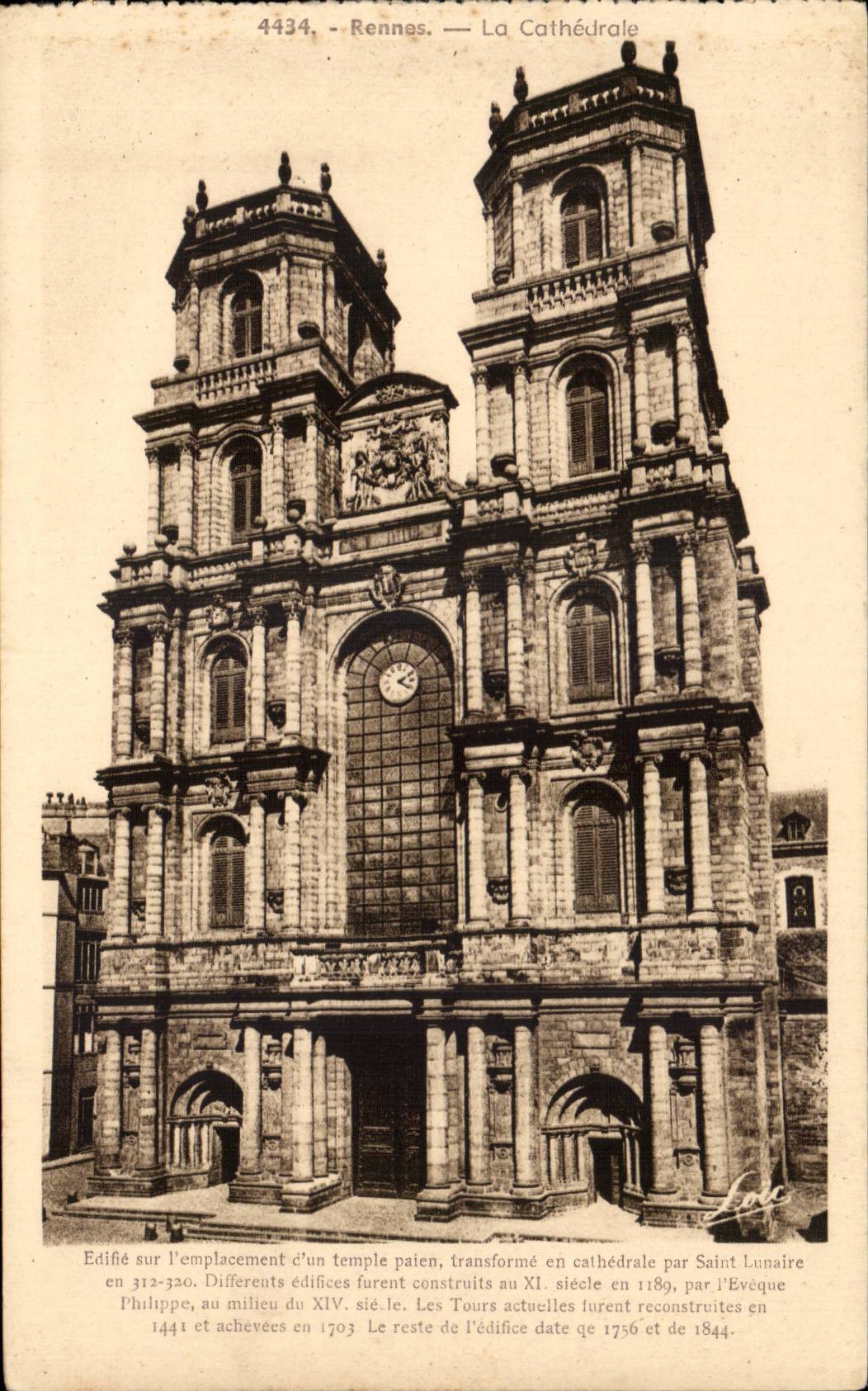 CPA Rennes La cathedrale