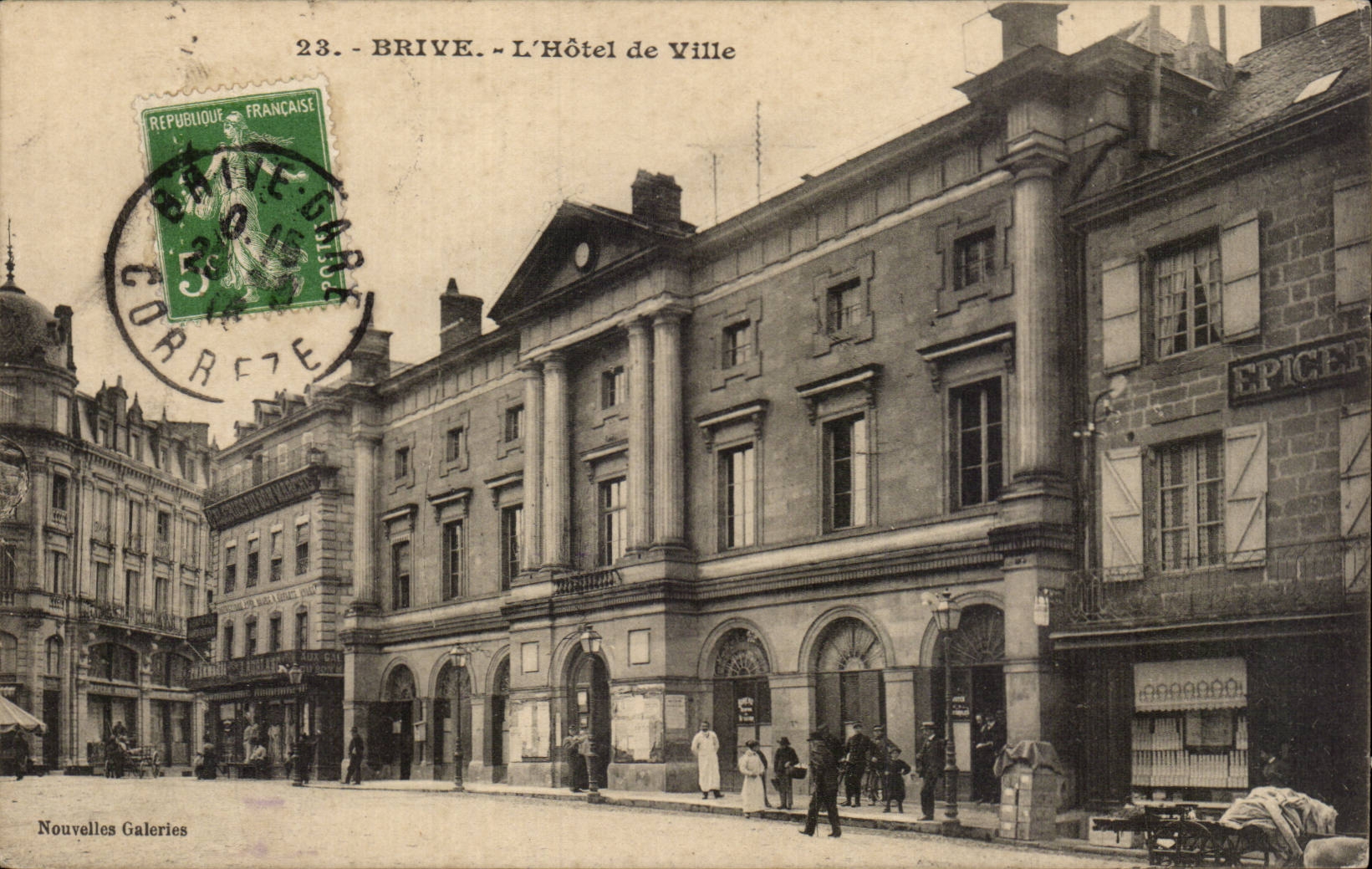 CPA Brive the town hall