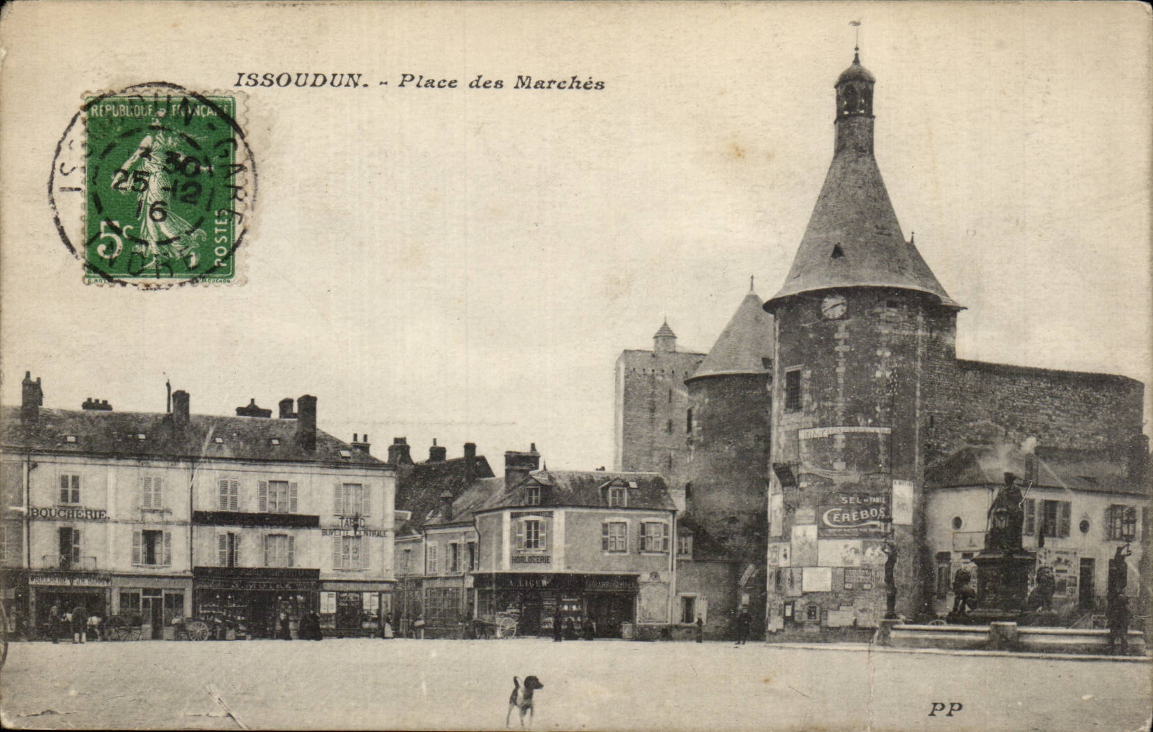 CPA Issoudun Place des marches