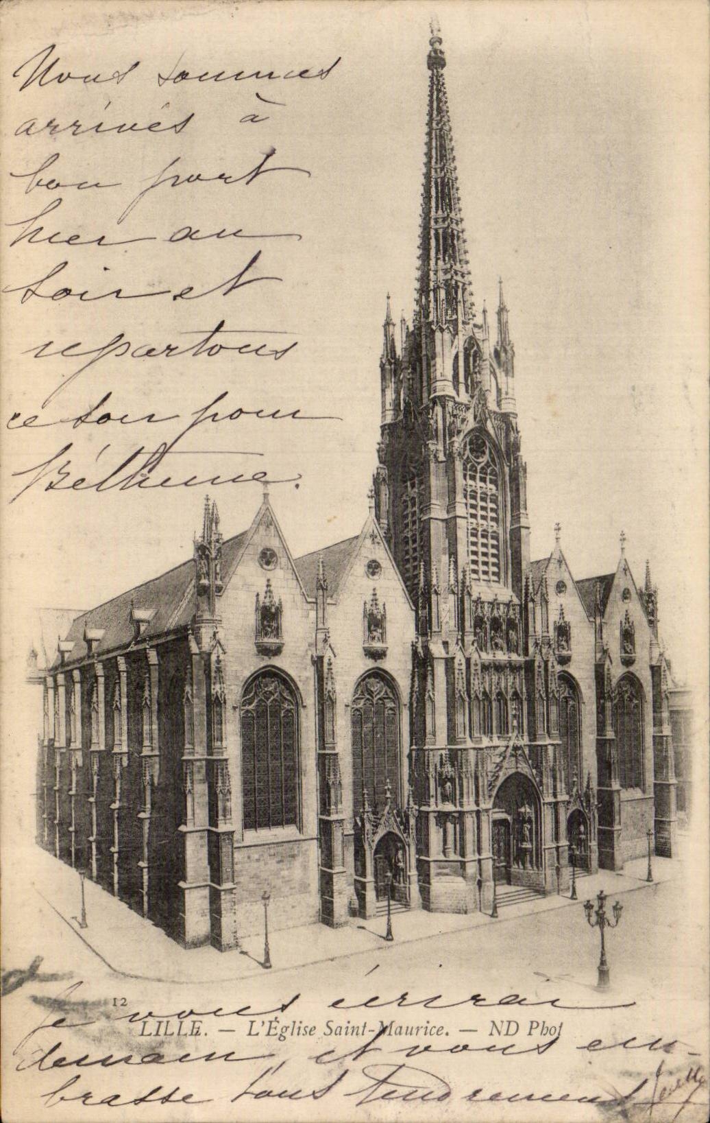 CPA Lille Church Saint Maurice