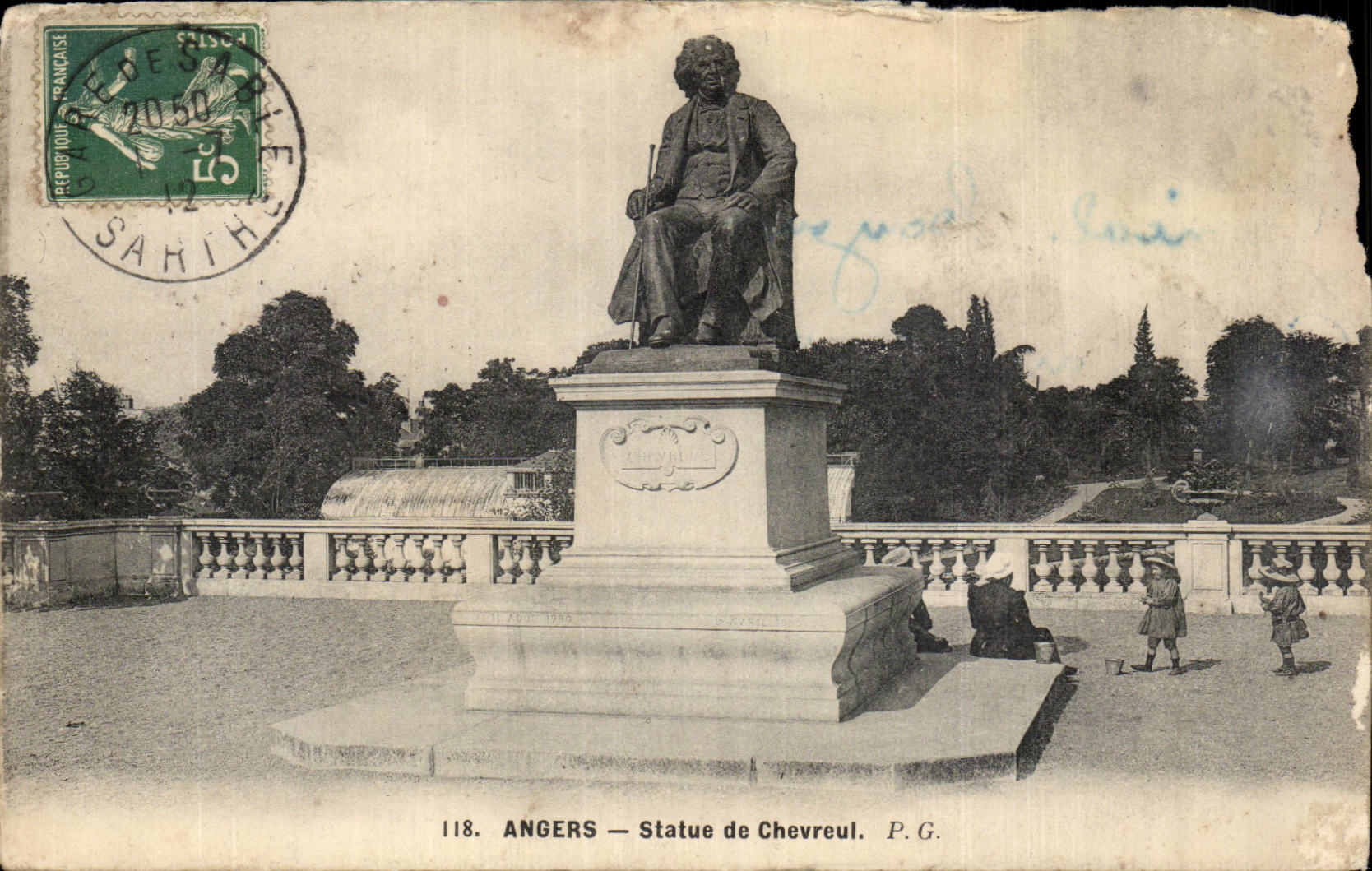 CPA Angers Statue of Chevreul