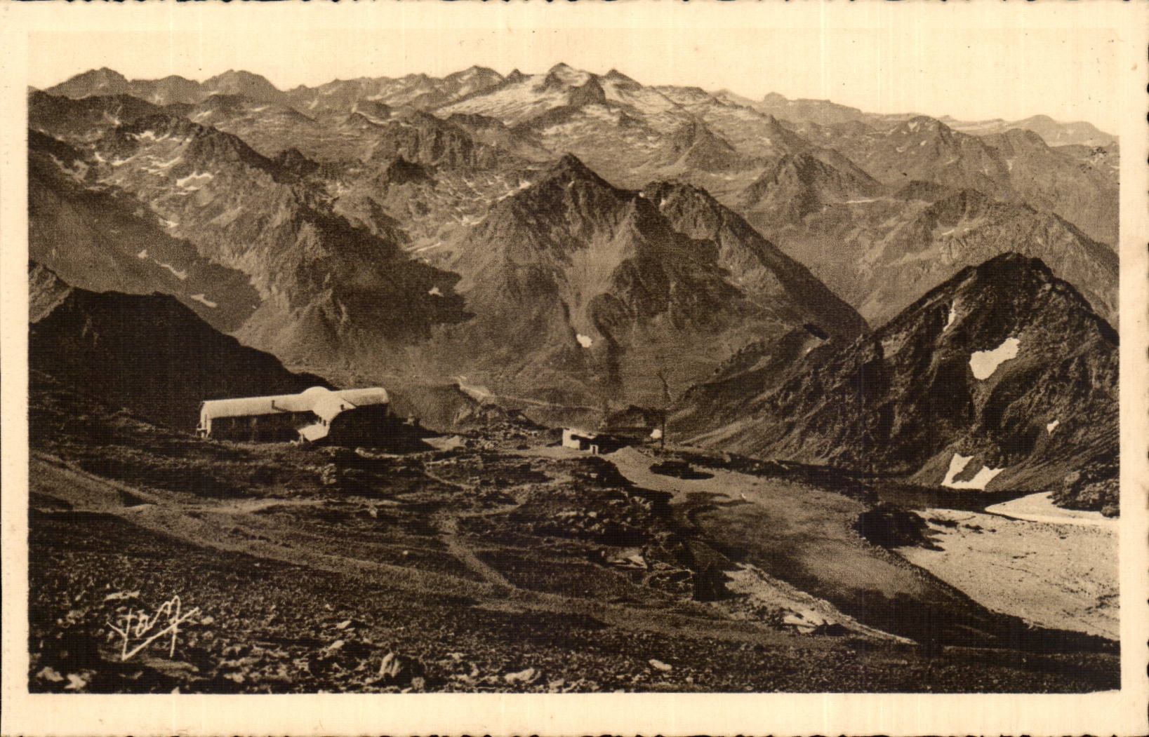 Kleine Seen CPA Terminus der Motorstrasse der Spitze des Sudens