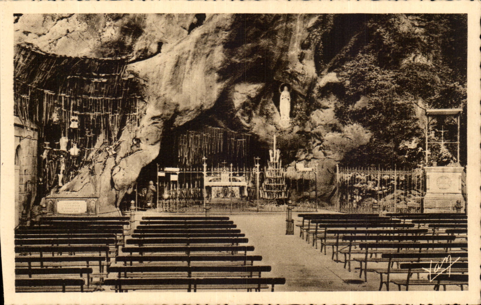 The Pyrenees CPA Lourdes miraculous Cave