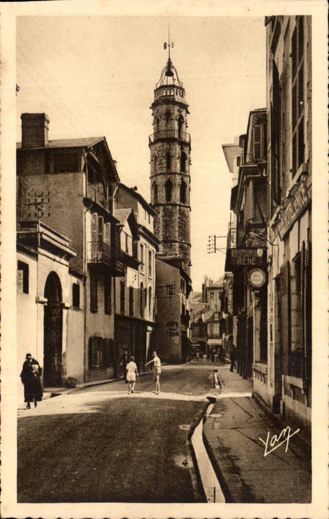 The Pyrenees CPA Bagnerres de Bigorre Thermal spa Tower of the Jacobins
