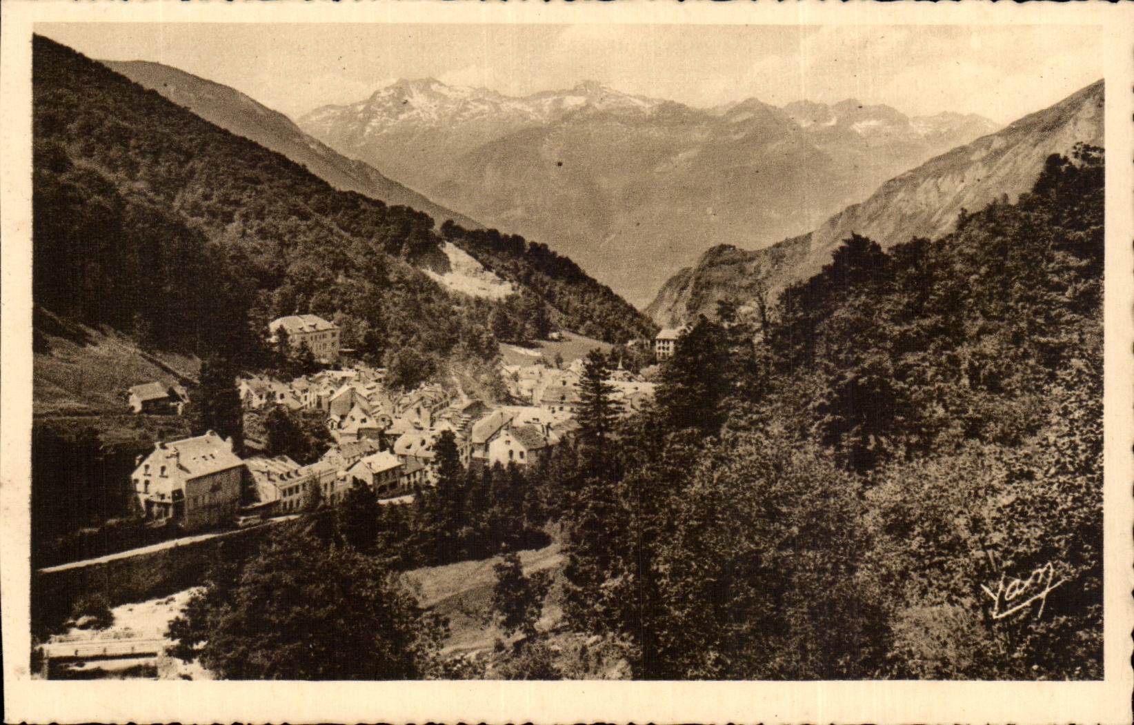 CPA Bareges thermischer Badekurort zentriert Exkursionen im Berg