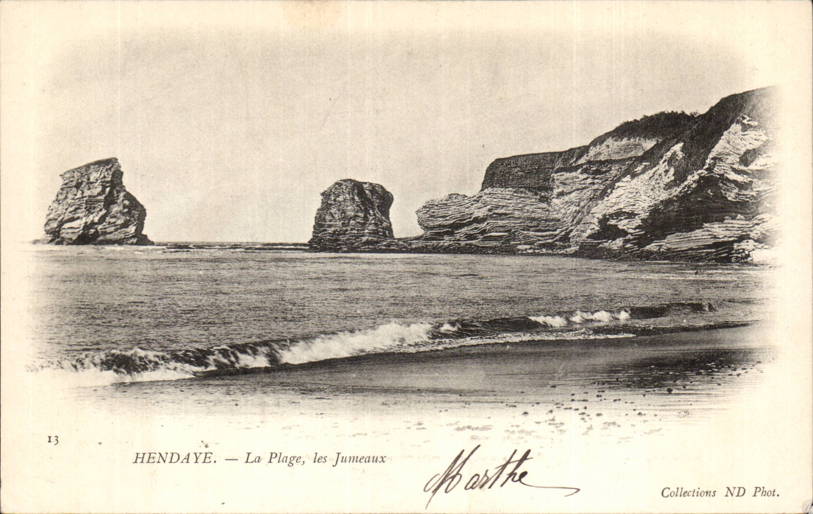 CPA Hendaye the beach twins