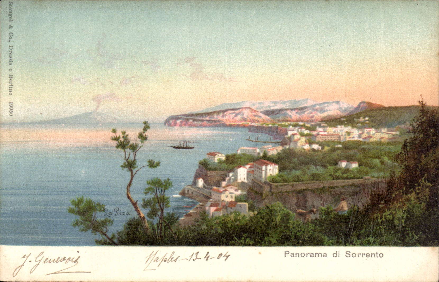 CPA Italien Italien Panoramadi Sorrento