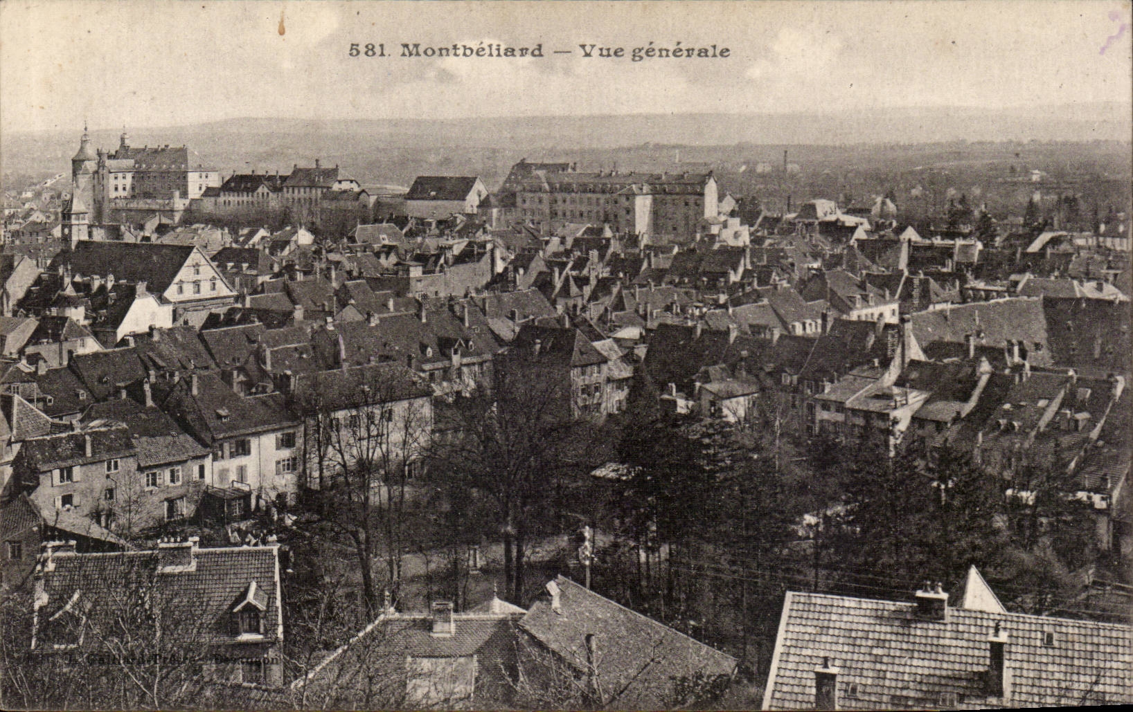 CPA Montbeliard View