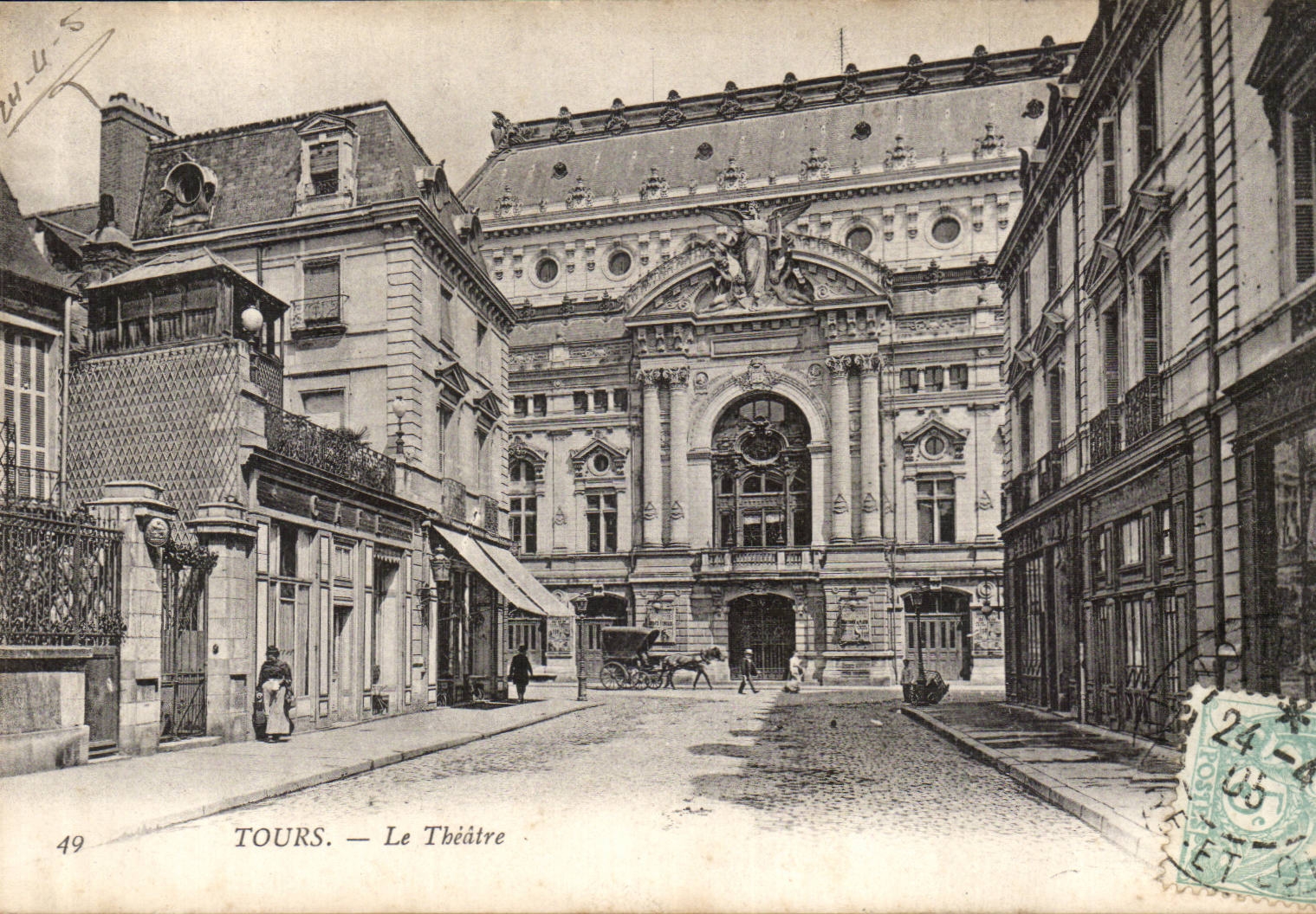 CPA Tours Le theatre