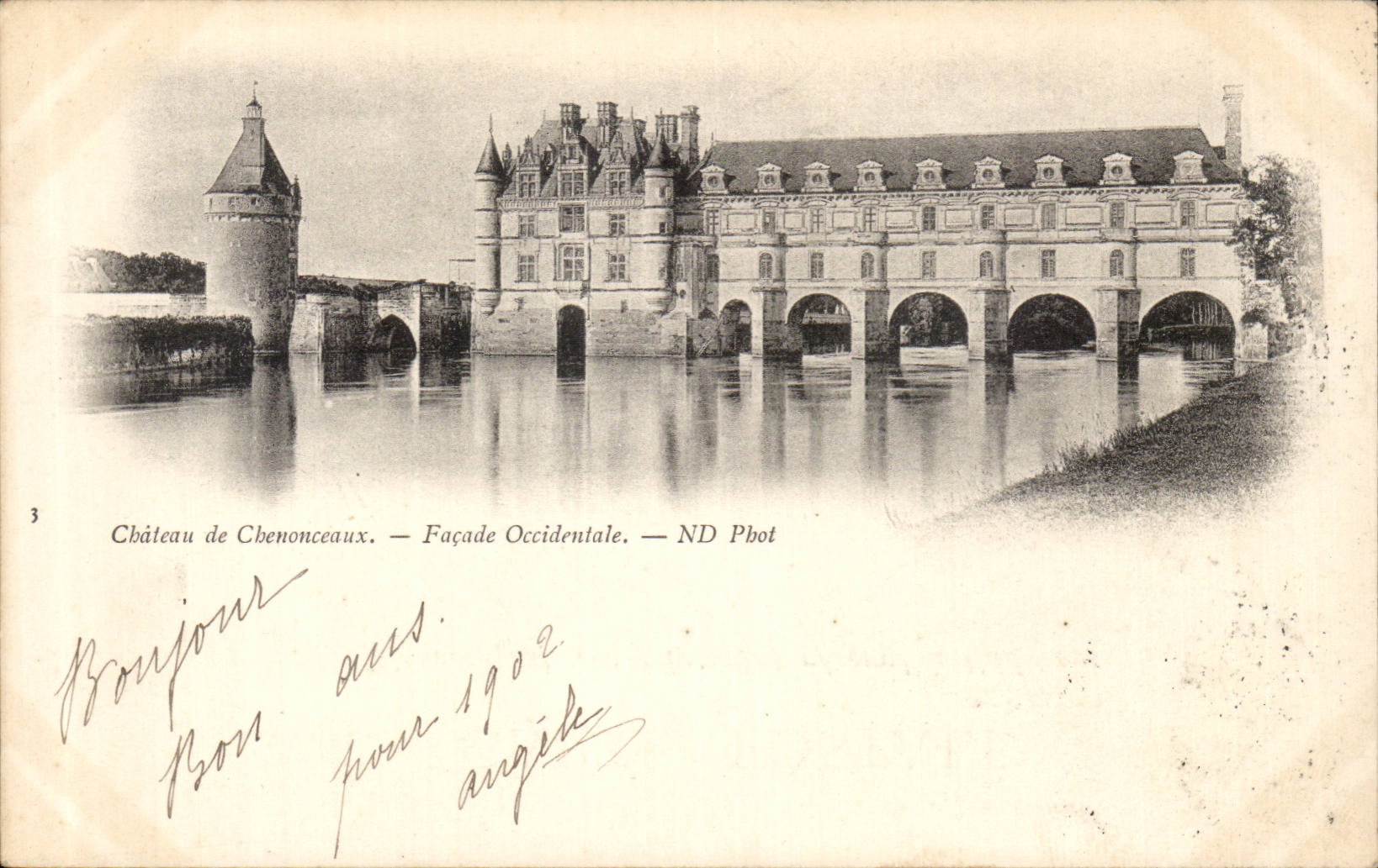 CPA Chateau de Chenonceaux Facade occidentale