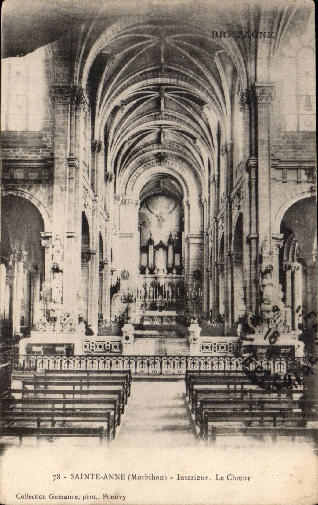 CPA Sainte Anne Interieur Chor