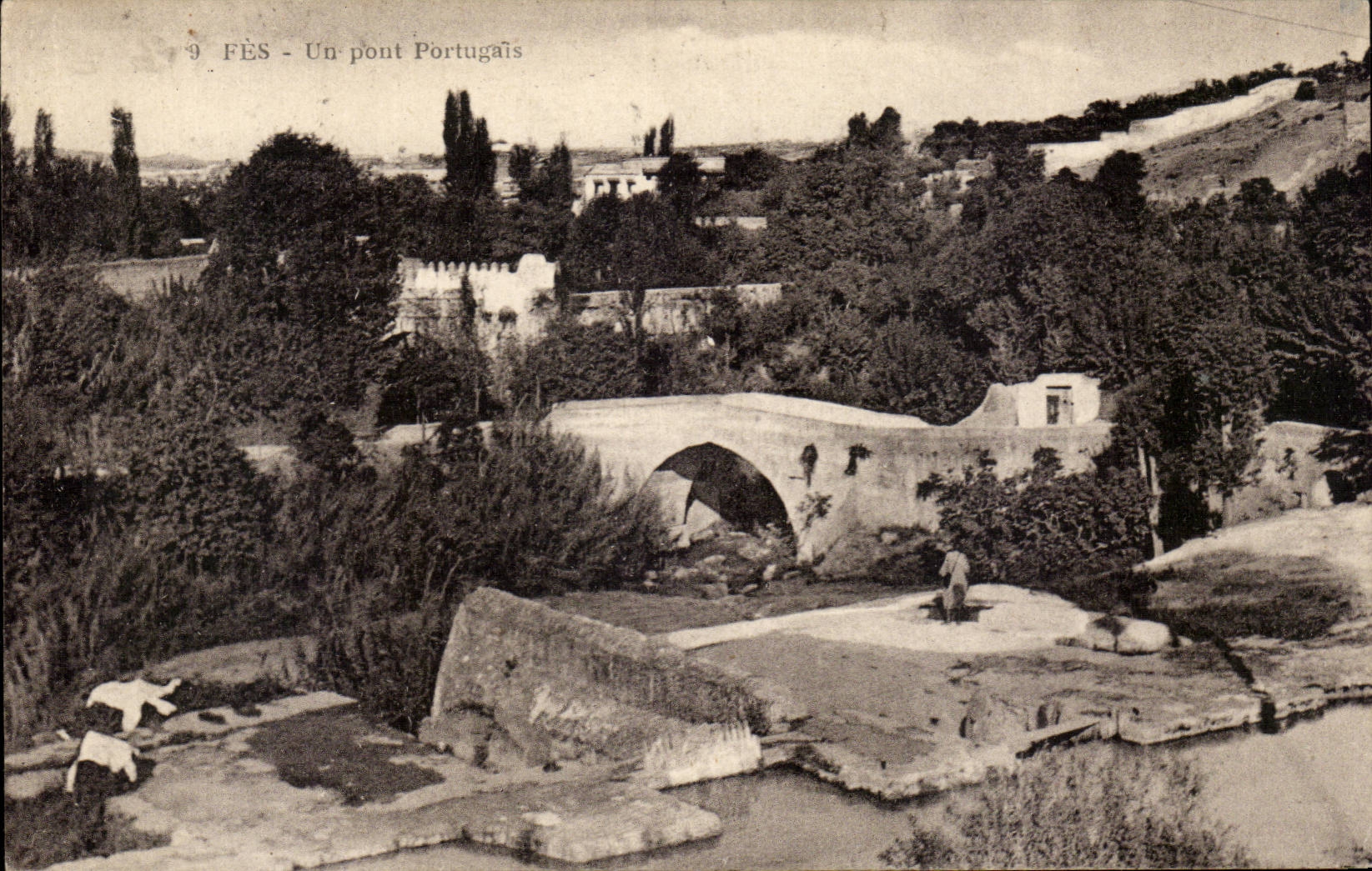 Marokko CPA FEs eine portugiesische Brucke