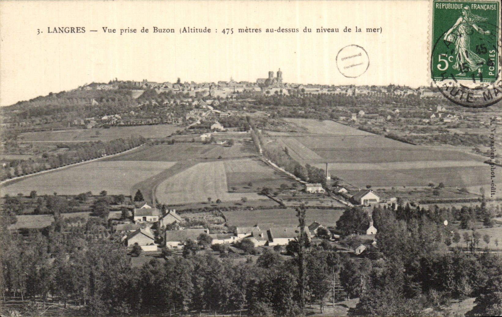 CPA Langres Seen from of Buzon