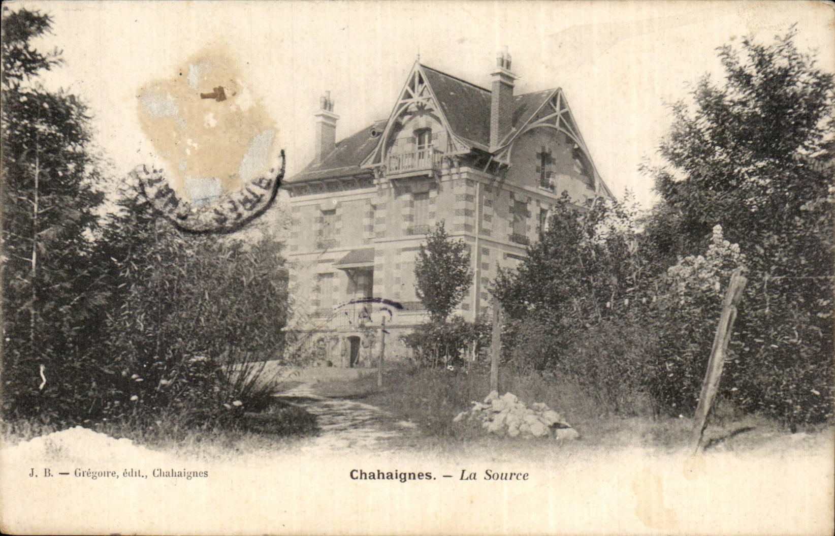 CPA Chahaignes die Quelle