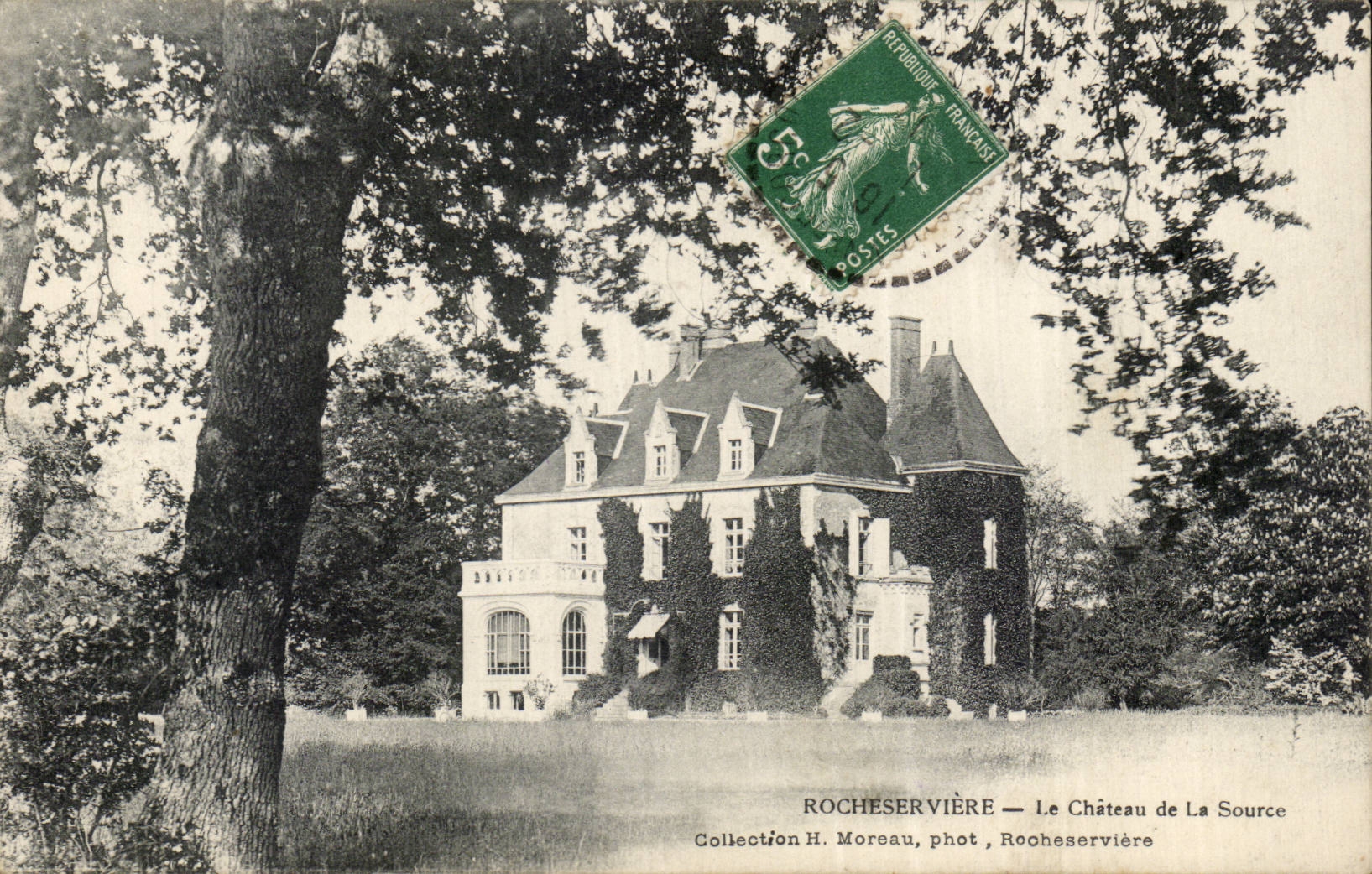 CPA Rocheserviere das Schloss der Quelle
