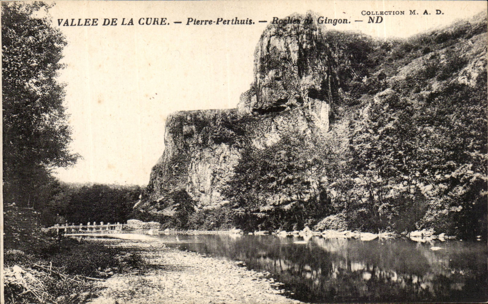 CPA Valley of the Cure Pierre perthuis Rocks of Gingon