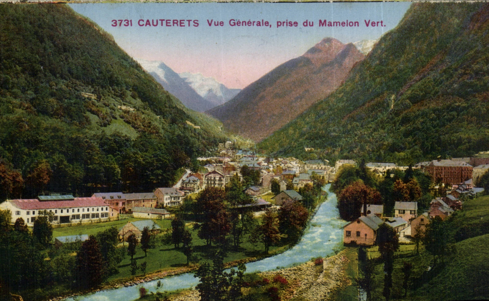 CPA Cauterets die Ansicht vertreten vom grunen Nippel