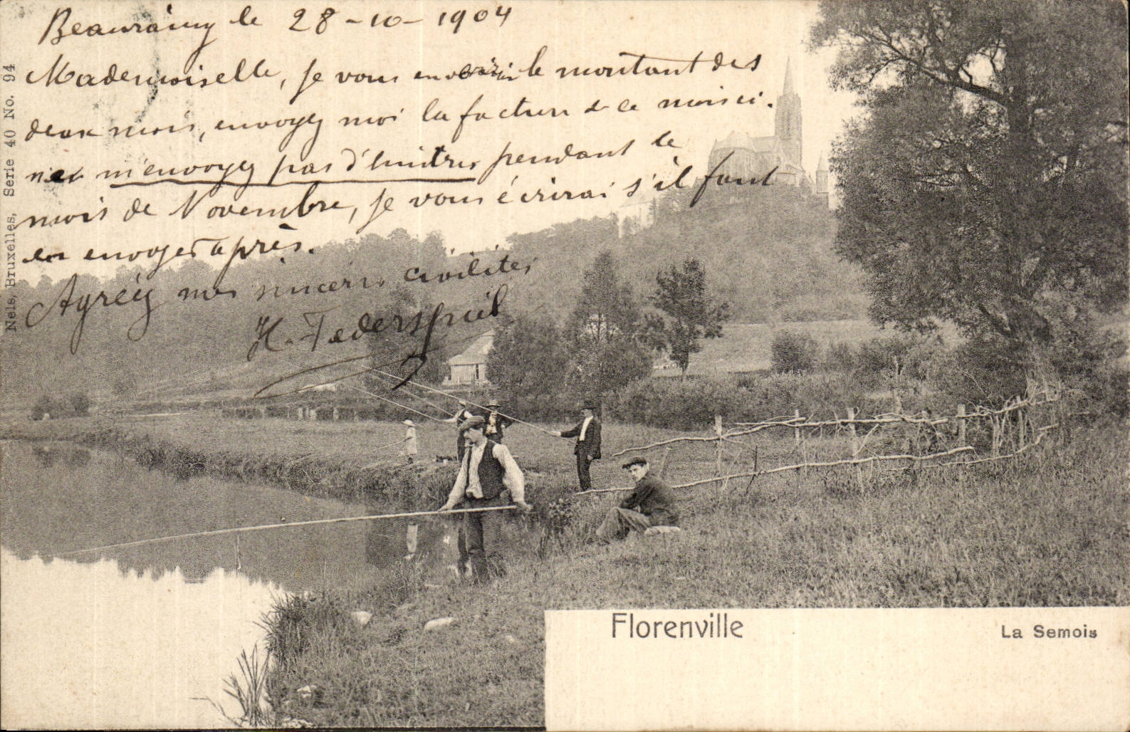 CPA Belgium Belgie Florenville Semois Sinners