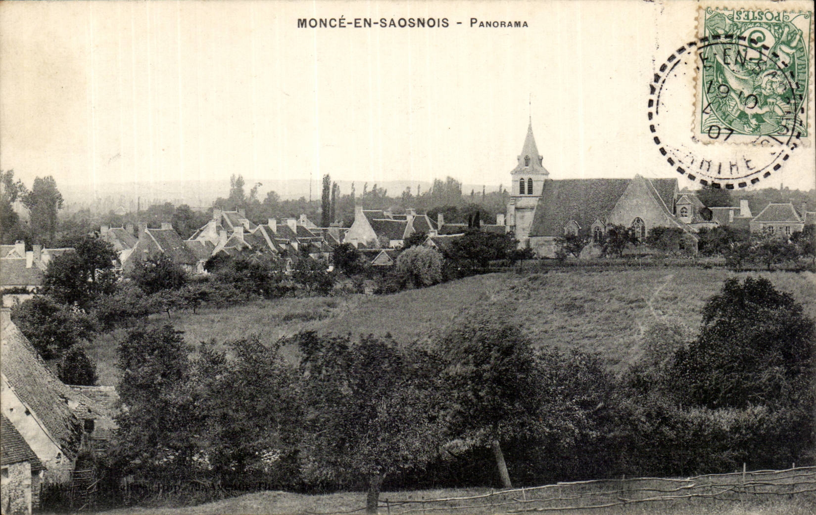 CPA Monce im Saosnois Panorama