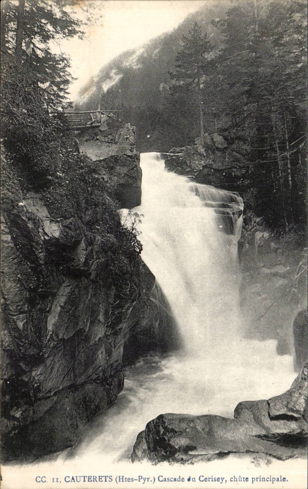 Cauterets CPA Kaskaden der Cerisey Rutschdirektion