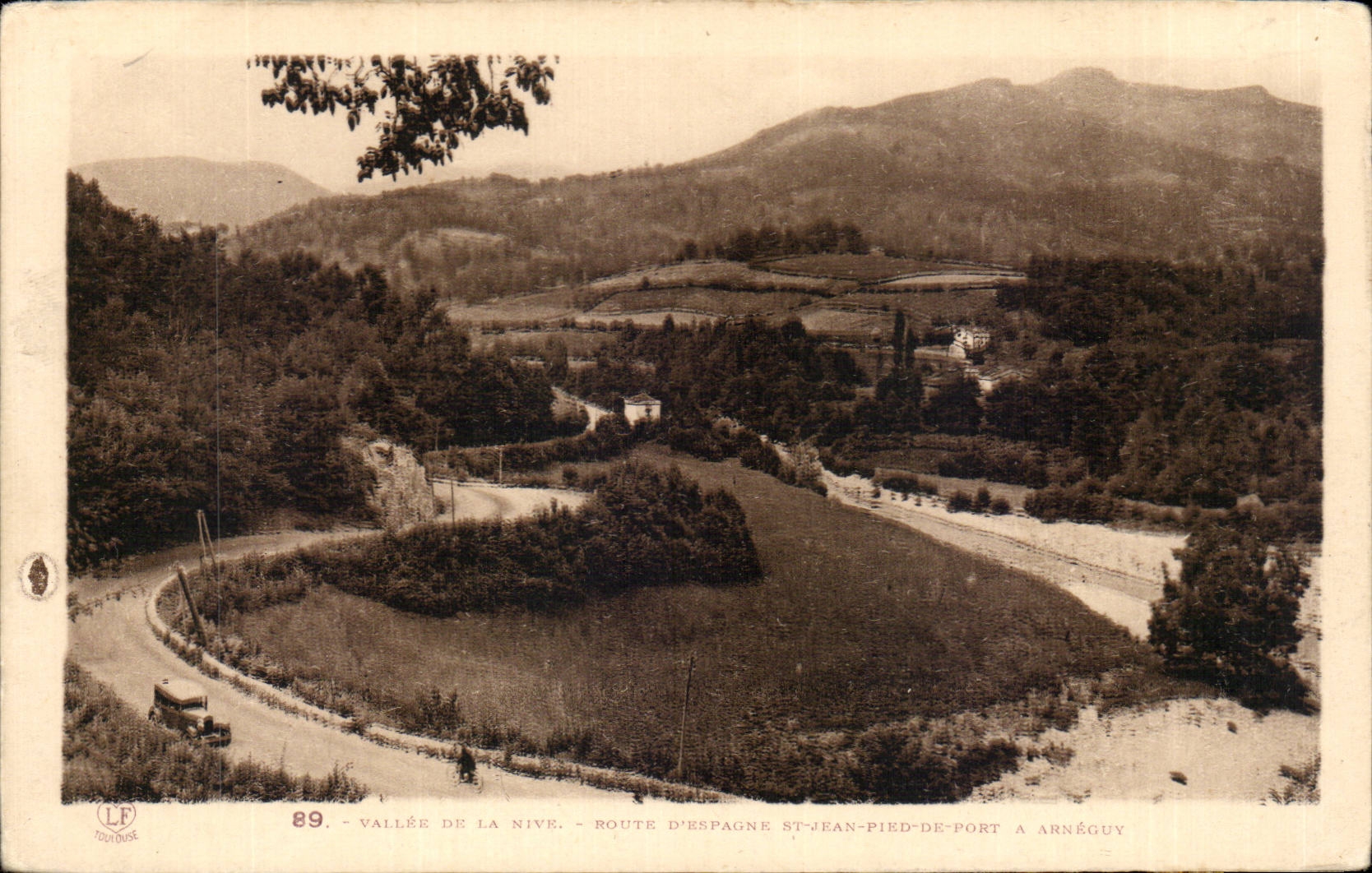 CPA Vallee of Nive Route of Spain St Jean Pied of Port has Arneguy