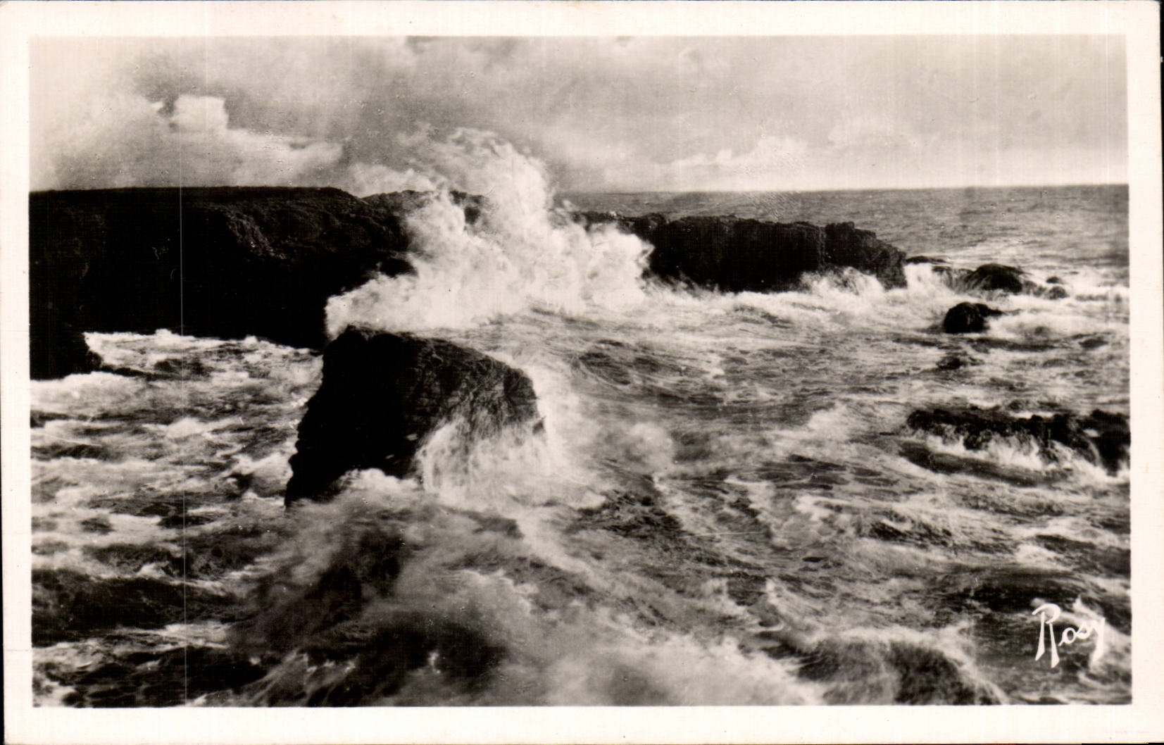 CPSM zwischen Batz und Pouliguen das Mass von Manerie ein Tag schlechtes Wetter