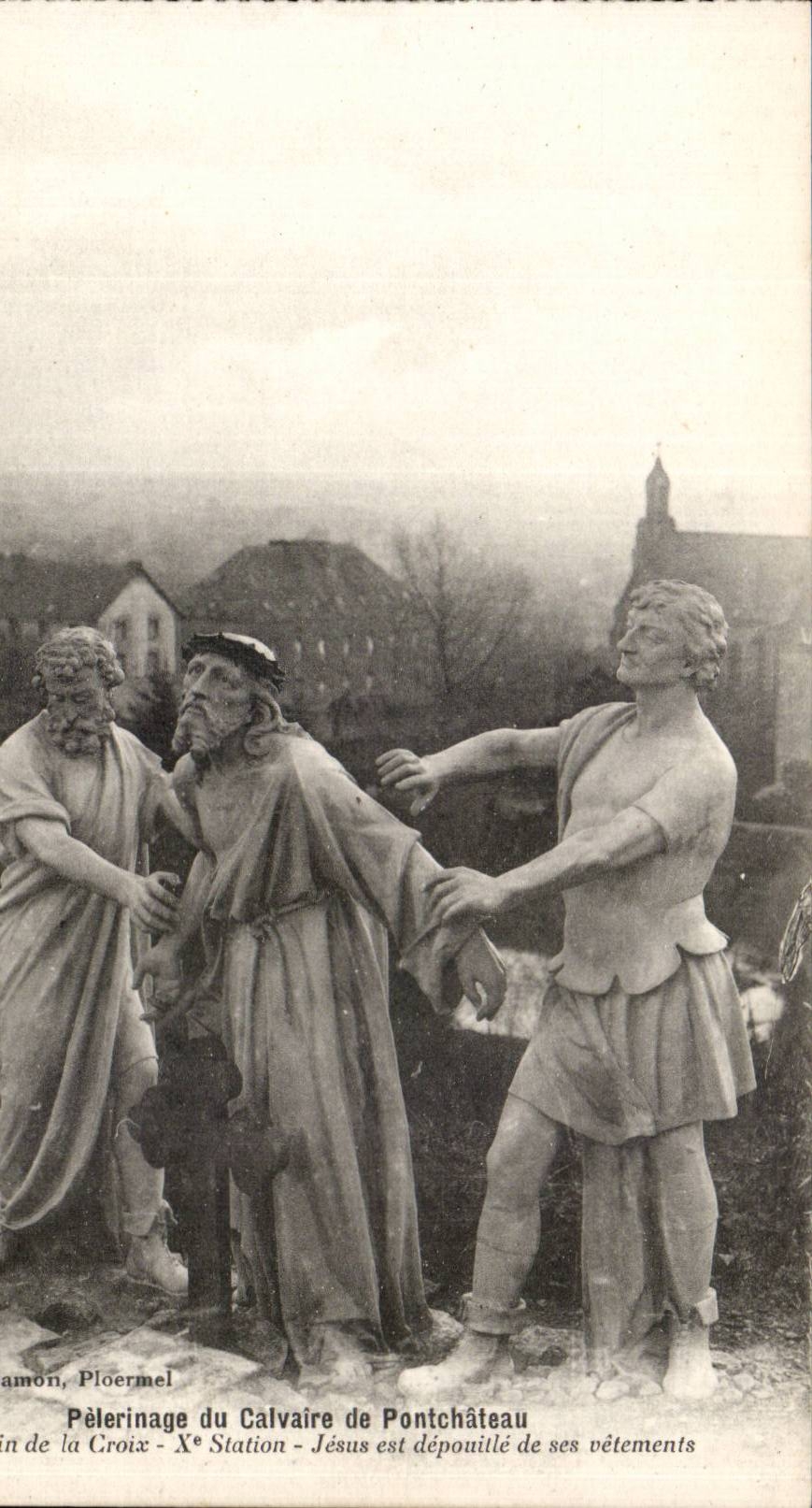 CPA Pelerinage of the martyrdom of Pontchateau the way of Jesus cross is skin of his clothing